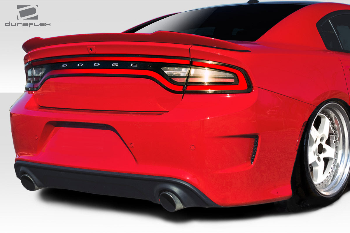 2015-2021 Dodge Charger Duraflex Hellcat Look Rear Bumper - 1 Piece