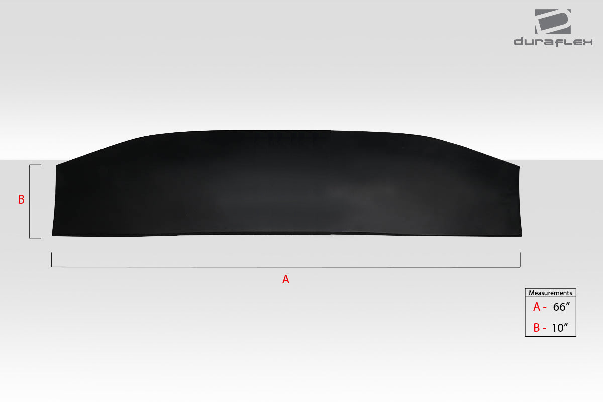 Universal 66" Duraflex VRX V2 Tall Wing Complete Kit - 9 Piece - Includes VRX Air Foil Blade (113236) VRX Wing Stands (113243) VRX Wing V2 End Caps (113246) VRX Hardware Kit (115111)