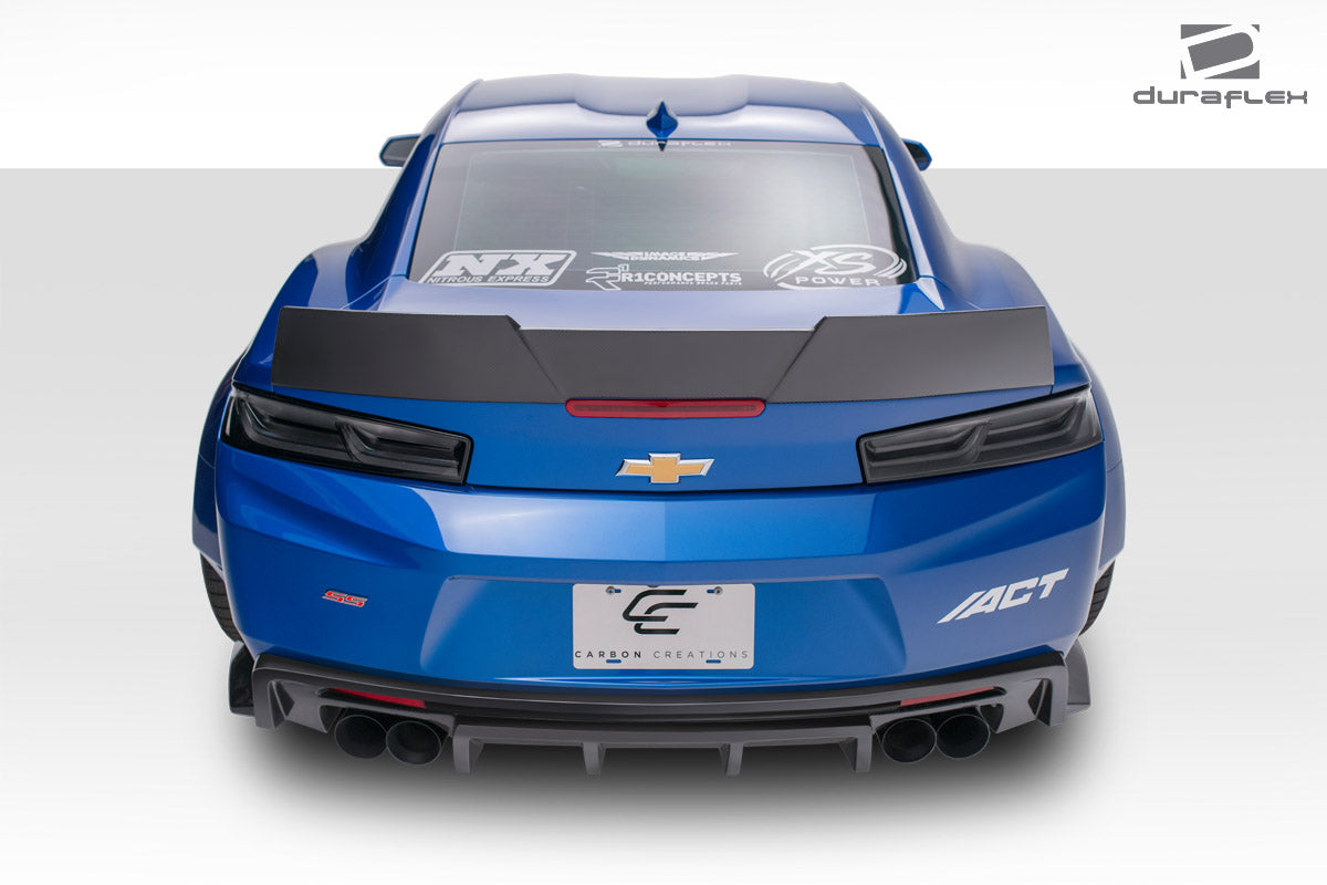 2016-2018 Chevrolet Camaro Duraflex Grid Body Kit - 10 Piece - Includes Grid Front Bumper (113015) Grid Side Splitters (113023) Grid Rear Diffuser (113022) Grid Hood (113019) Grid Rear Wing Spoiler (113020)