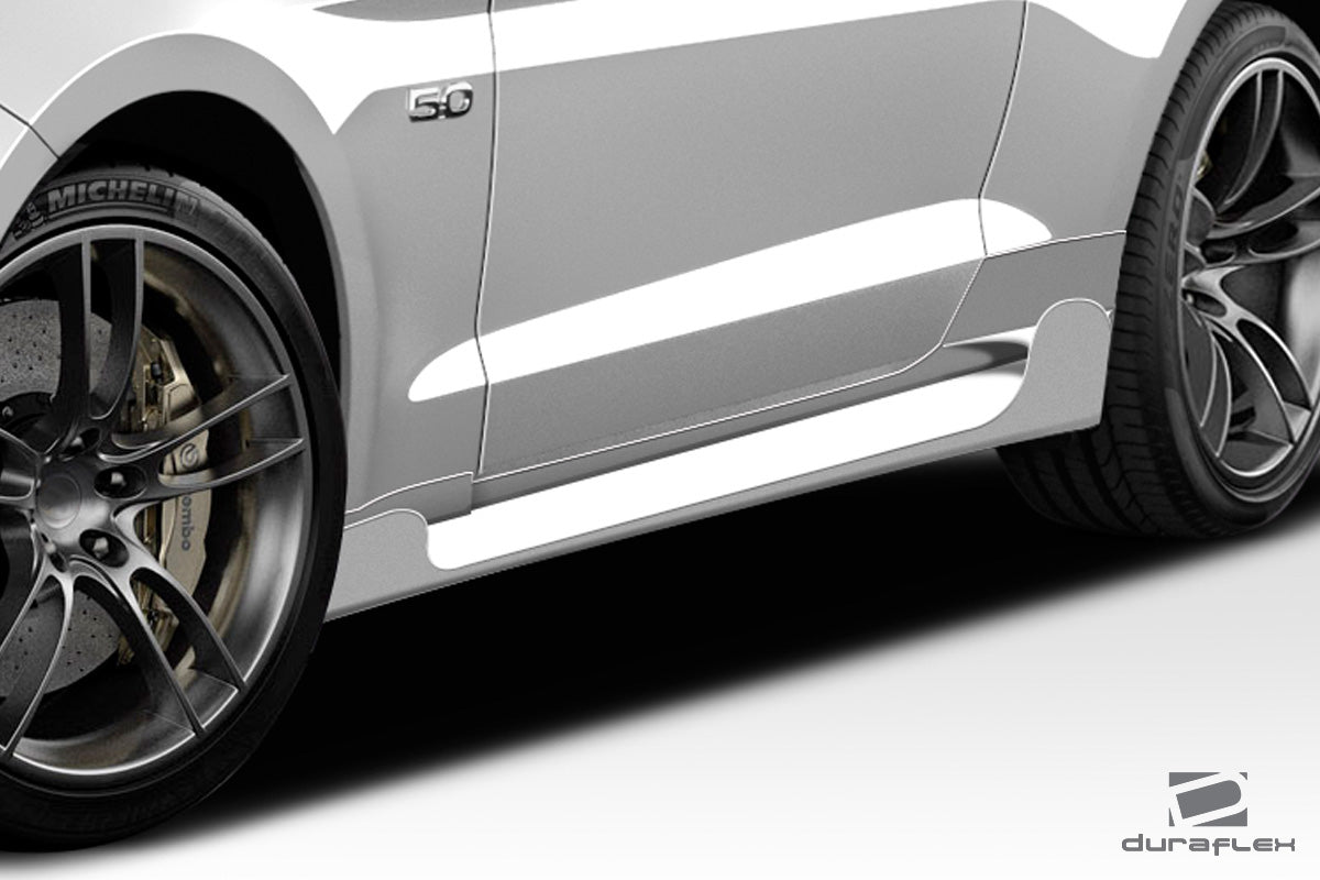 2015-2020 Ford Mustang Duraflex Racer Side Skirts - 2 Piece