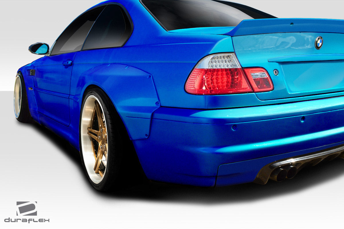 2001-2006 BMW M3 E46 Duraflex Circuit Rear Fender Flares - 2 Piece