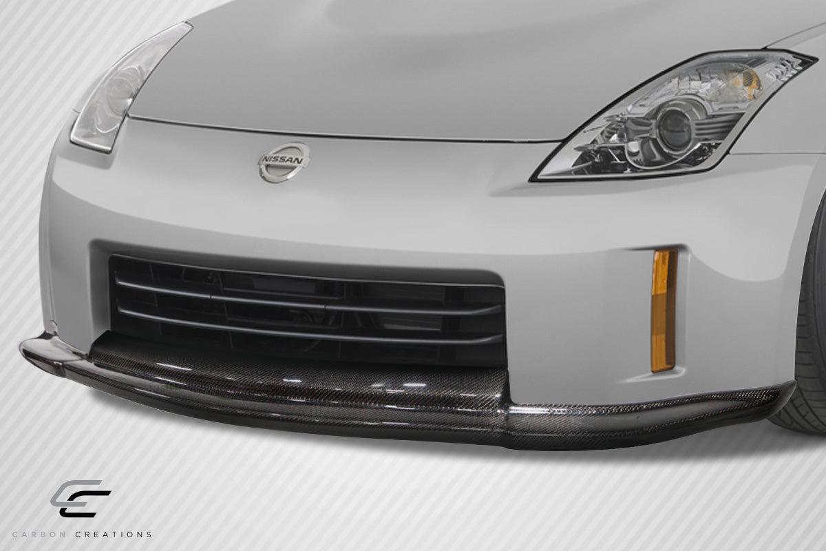 2006-2008 Nissan 350Z Z33 Carbon Creations MZ Front Lip Spoiler - 1 Piece