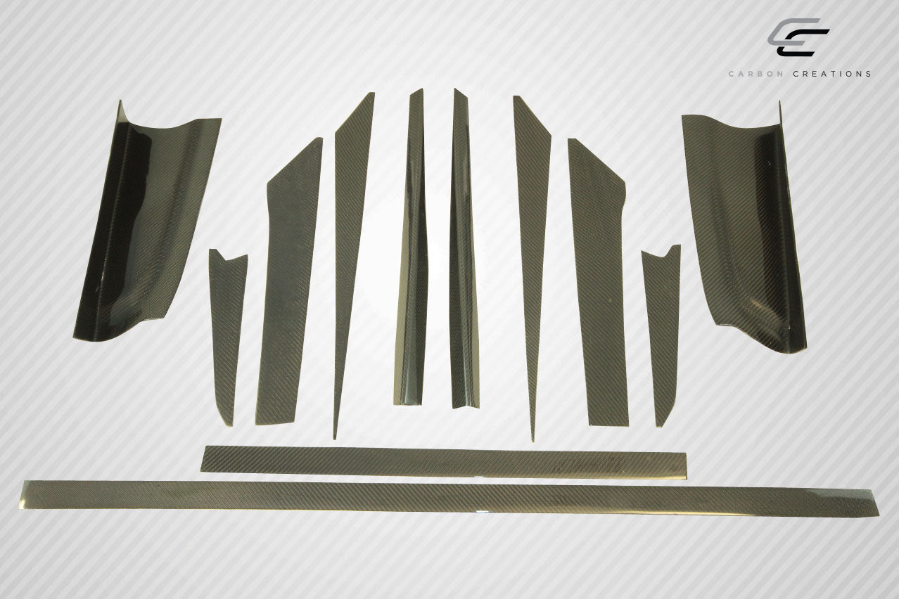 2015-2020 Subaru WRX STI Carbon Creations VRS Rear Diffuser - 3 Piece