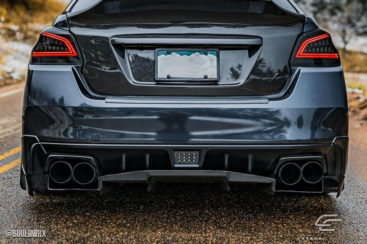 2015-2020 Subaru WRX STI Carbon Creations VRS Rear Diffuser - 3 Piece