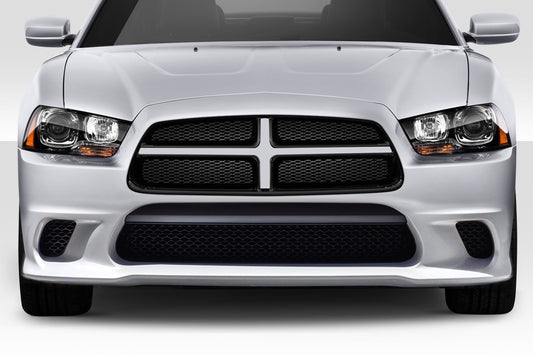 2011-2014 Dodge Charger Duraflex Hellcat Look Front Bumper - 1 Piece