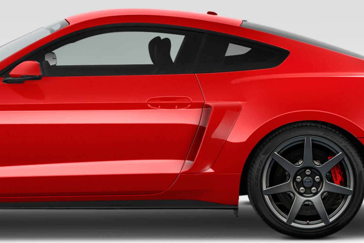 2015-2020 Ford Mustang Duraflex CVX Side Scoops - 2 Piece
