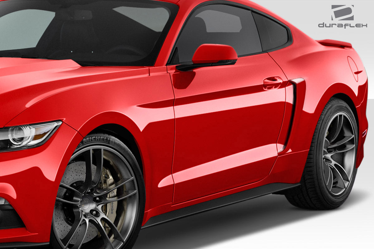 2015-2020 Ford Mustang Duraflex CVX Side Scoops - 2 Piece