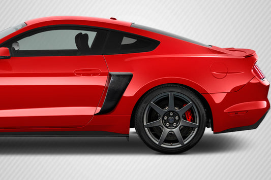 2015-2020 Ford Mustang Carbon Creations CVX Side Scoops - 2 Piece