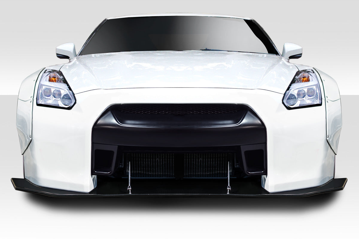 2009-2016 Nissan GT-R R35 Duraflex LBW Kit - 6 Piece - Includes LBW Front Bumper (113505) LBW Front Splitter ) LBW Rear Diffuser / Splitter (113510) LBW Rear Wing Spoiler (113512)