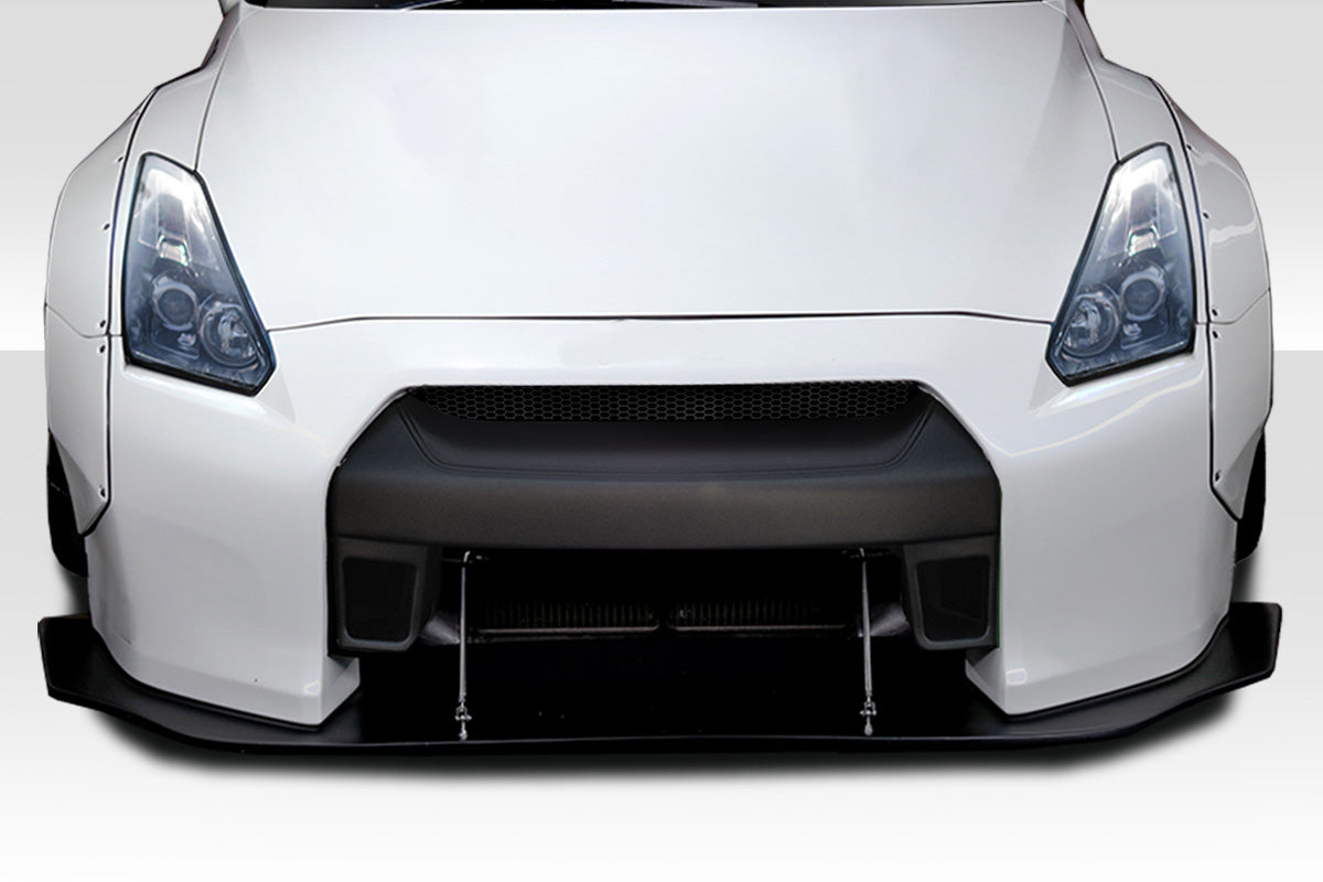2009-2016 Nissan GT-R R35 Duraflex LBW Kit - 6 Piece - Includes LBW Front Bumper (113505) LBW Front Splitter ) LBW Rear Diffuser / Splitter (113510) LBW Rear Wing Spoiler (113512)