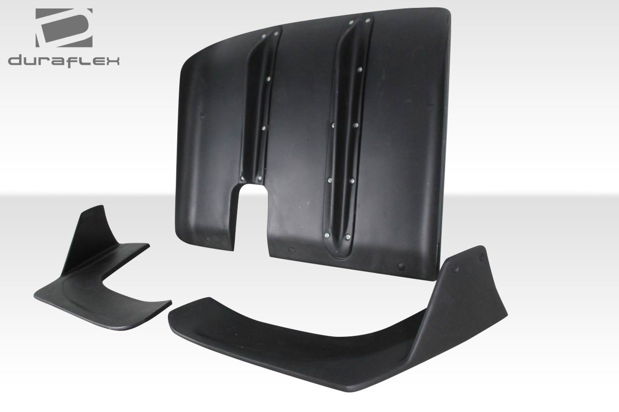 2009-2016 Nissan GT-R R35 Duraflex LBW Rear Diffuser / Splitters - 3 Piece