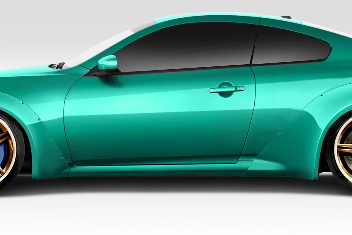 2008-2015 Infiniti G Coupe G37 Q60 Duraflex LBW Wide Body Kit - 7 Piece - Includes LBW Front Bumper (113526) LBW Front Splitter (113527) LBW Side Skirts (13530) LBW Rear Diffuser (113532)