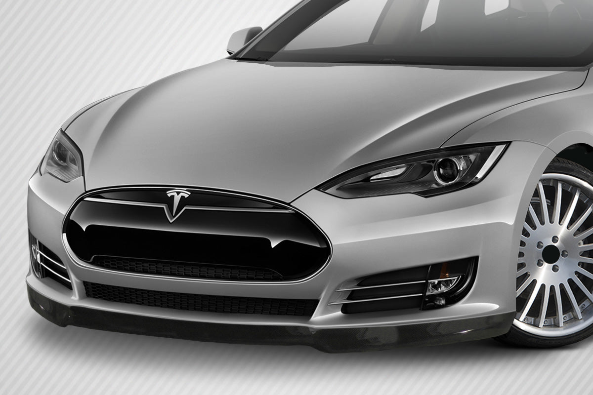 2012-2016 Tesla Model S Carbon Creations UTech Front Lip Spoiler - 1 Piece