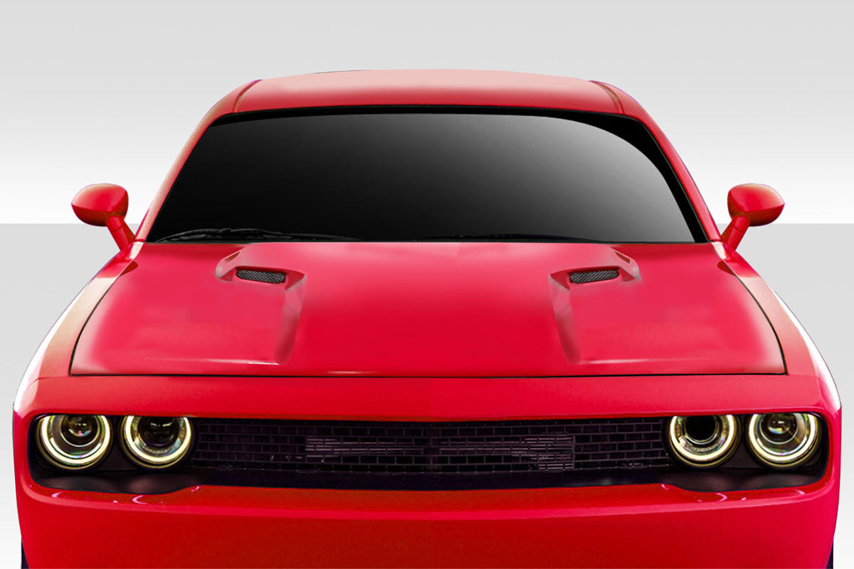 2008-2021 Dodge Challenger Duraflex SRT Look Hood - 1 Piece
