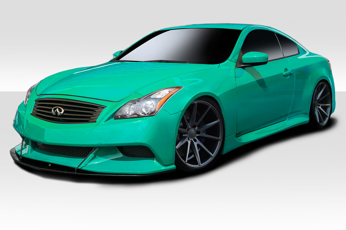 2008-2015 Infiniti G Coupe G37 Q60 Duraflex LBW Wide Body Kit - 7 Piece - Includes LBW Front Bumper (113526) LBW Front Splitter (113527) LBW Side Skirts (13530) LBW Rear Diffuser (113532)