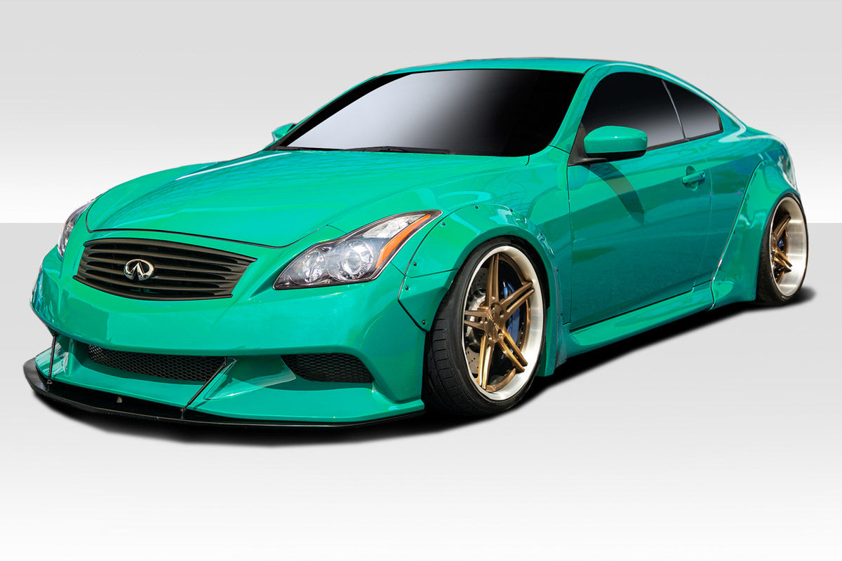 2008-2015 Infiniti G Coupe G37 Q60 Duraflex LBW Wide Body Kit - 8 Piece - Includes LBW Front Fender Flares (113529) LBW Rear Fender Flares (113531)