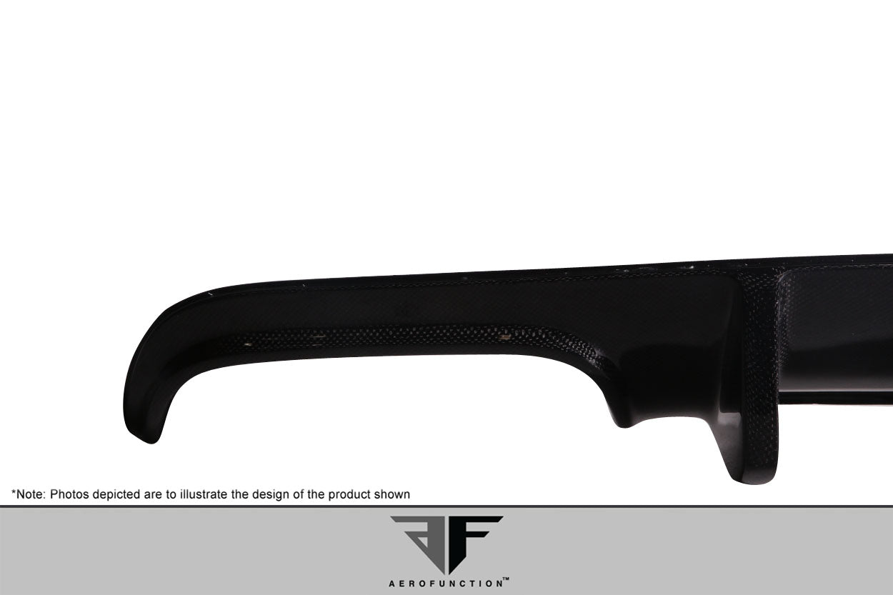 2008-2011 Mercedes C Class W204 / C63 Carbon AF-1 Rear Diffuser ( CFP ) - 1 Piece