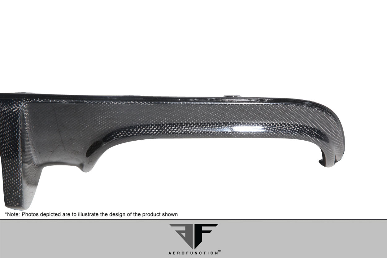 2008-2011 Mercedes C Class W204 / C63 Carbon AF-1 Rear Diffuser ( CFP ) - 1 Piece