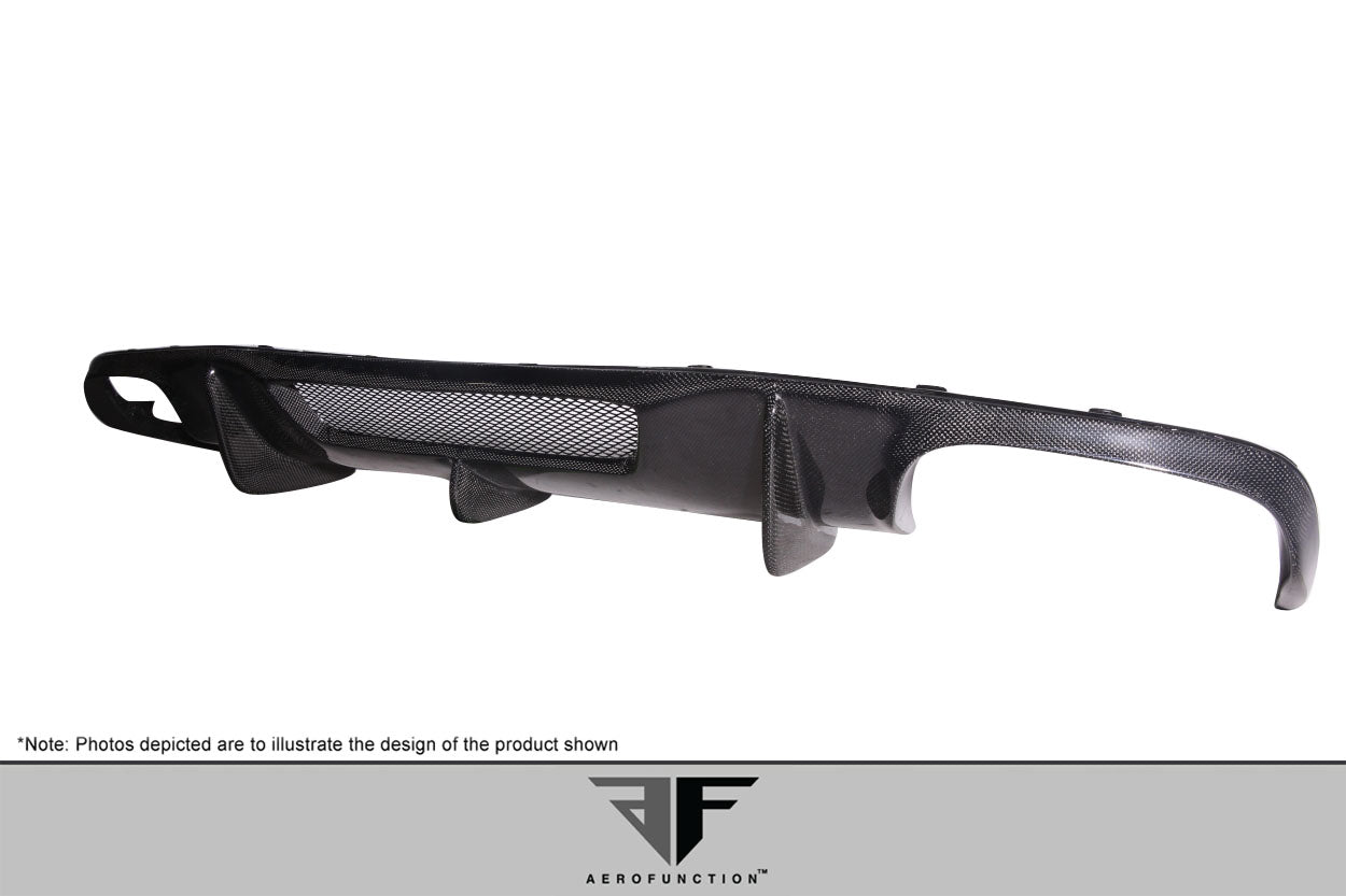 2012-2018 Mercedes W218 CLS63 Carbon AF-1 Rear Diffuser ( CFP ) - 1 Piece