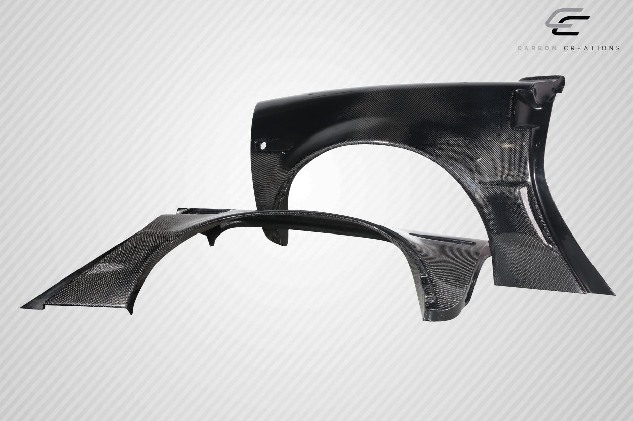 2005-2013 Chevrolet Corvette C6 Carbon Creations ZR1 Look Rear Fenders - 2 Piece