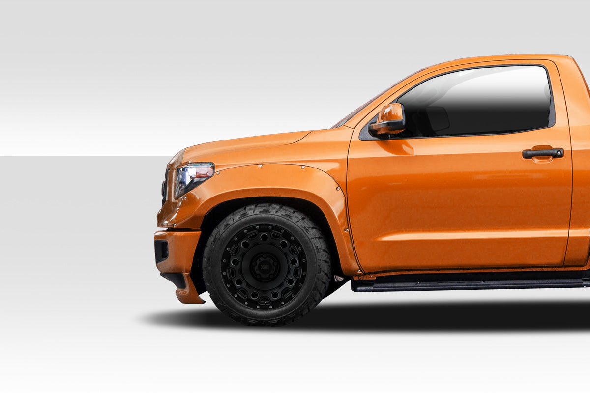 2014-2020 Toyota Tundra Duraflex Circuit Fender Flares Kit - 5 Piece - Includes Circuit Front Fenders Flares (113816) Circuit Rear Fender Flares (113817) Circuit Front Spoiler (113818)