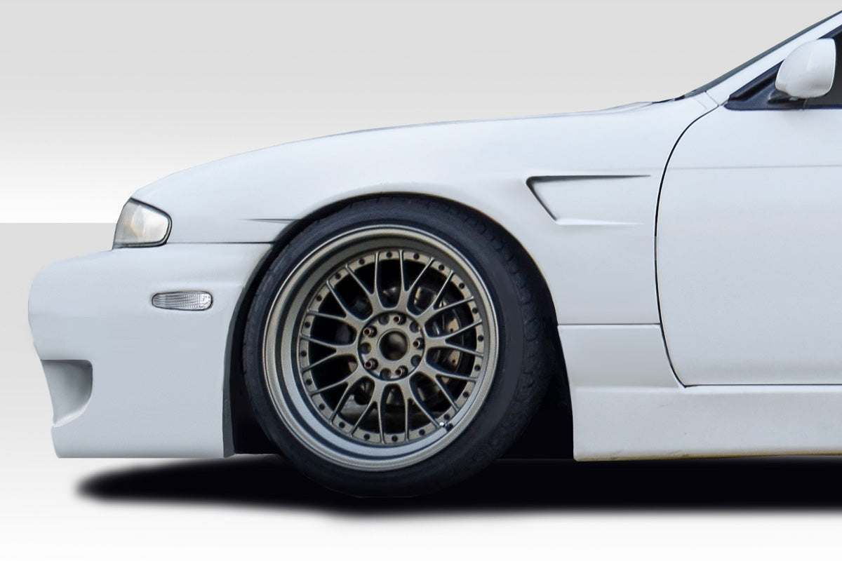 1995-1996 Nissan 240SX S14 Duraflex RBS V1 Kit - 8 Piece - Includes RBS V1 Front Bumper (113854) RBS V1 Side Skirts (113855) RBS V1 Rear Bumper (113856) RBS V1 Front Fenders (113857) RBS V1 Rear Fenders (113858)