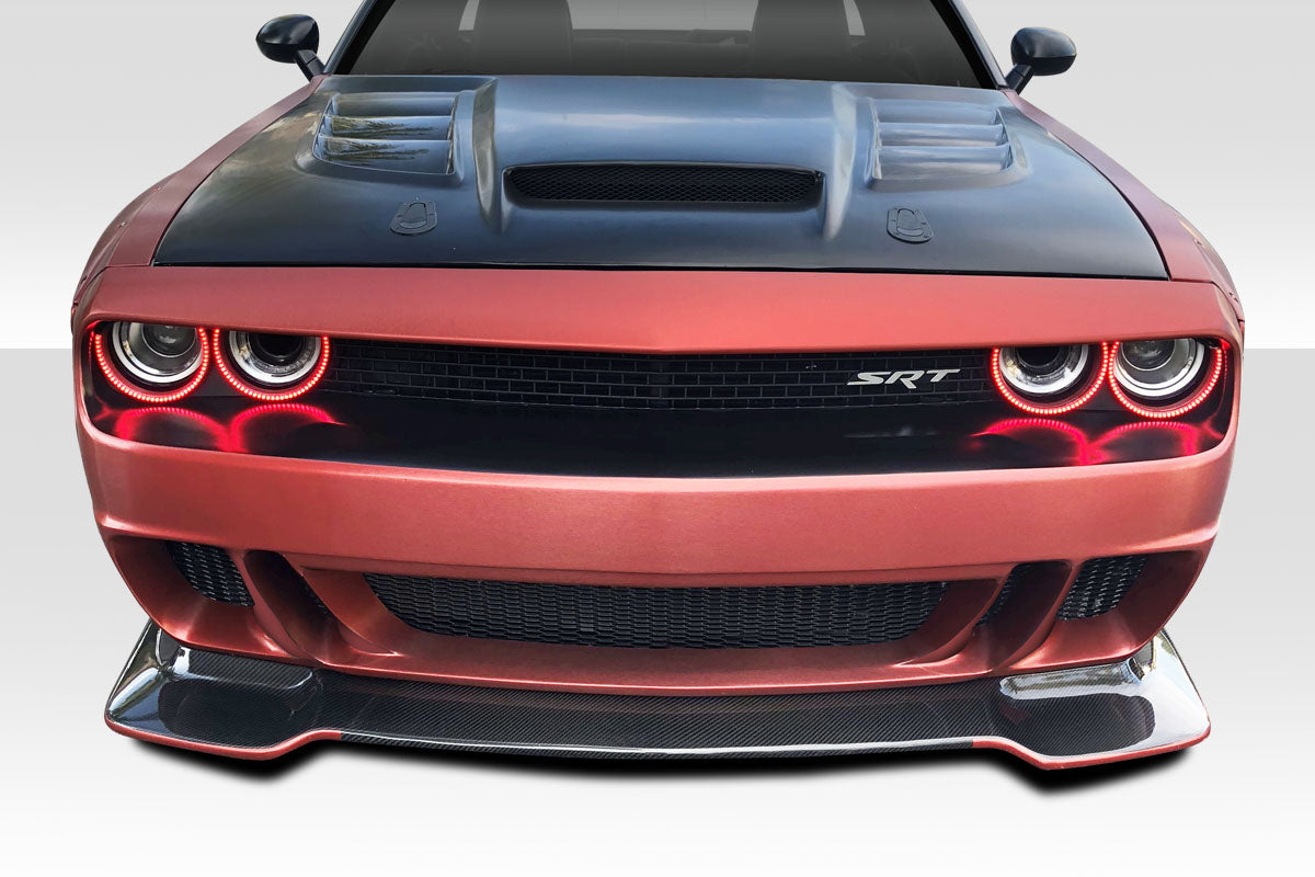 2015-2020 Dodge Challenger Duraflex Circuit Body Kit - 7 Pieces - Includes Circuit Front Bumper (113891) Circuit Front Lip (113892) Circuit Side Splitter (113894) Circuit Rear Diffuser (113897)