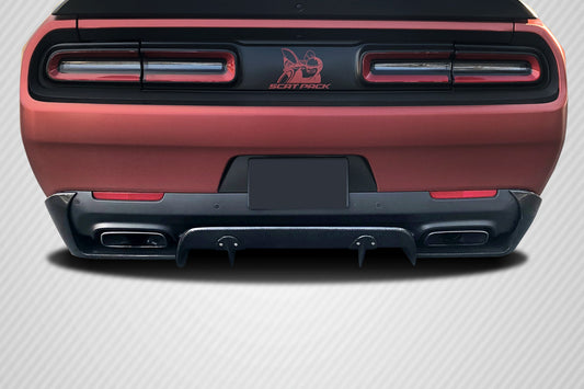 2015-2021 Dodge Challenger Carbon Creations Circuit Rear Diffuser - 3 Piece