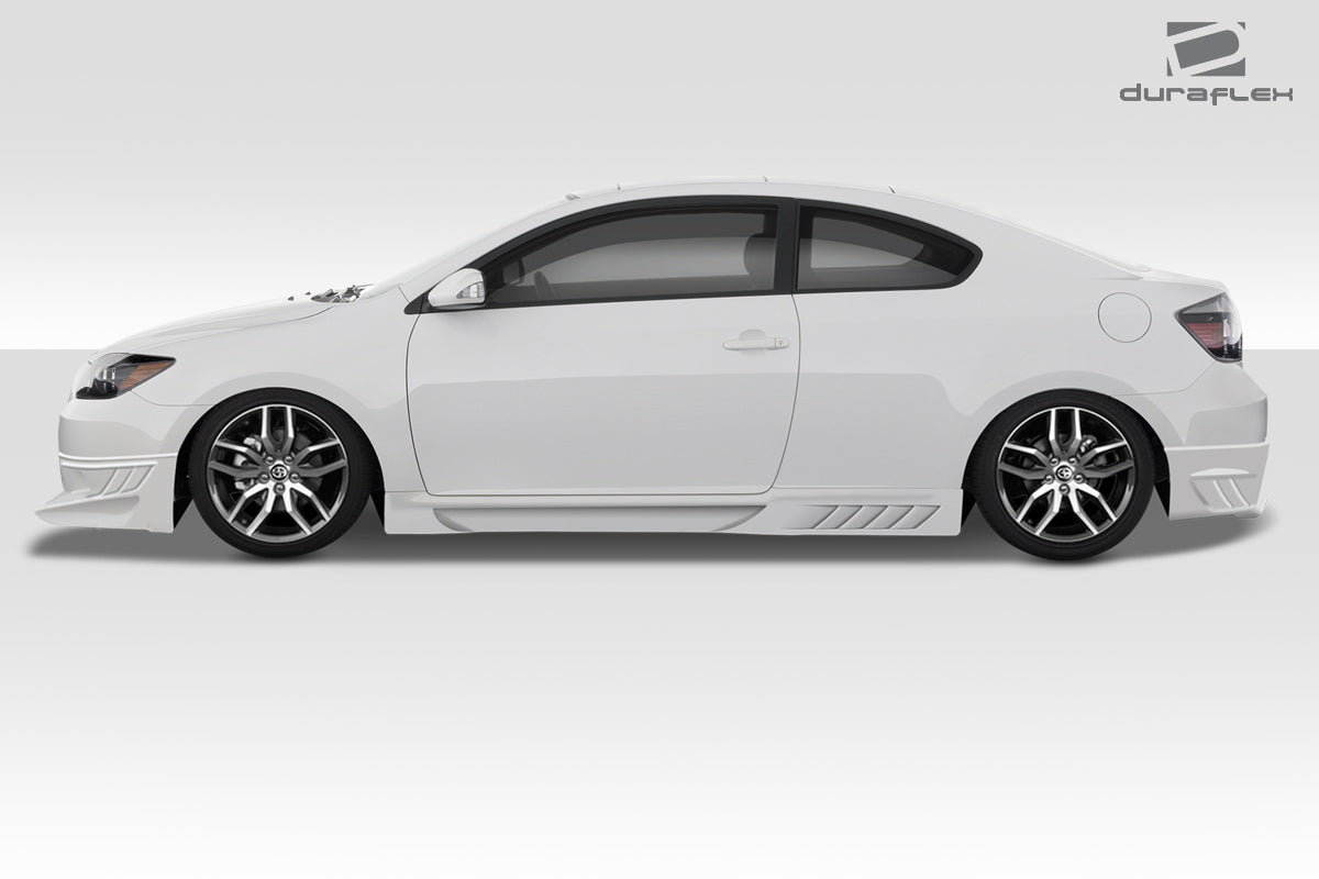 2005-2010 Scion TC Duraflex Racer Body Kit - 4 Piece - Includes Racer Front Lip (113901) Racer Side Skirts (113902) Racer Rear Lip (113903)