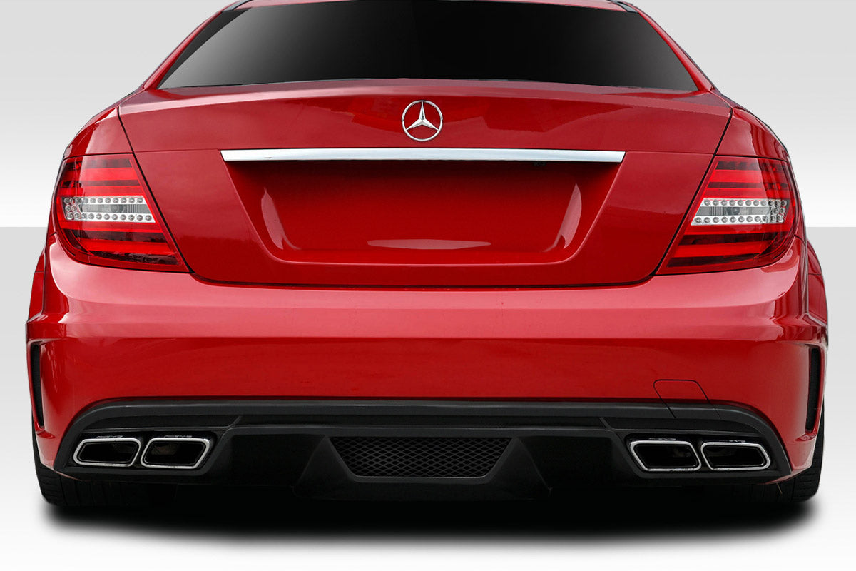 2012-2014 Mercedes C63 W204 2DR Coupe Duraflex Black Series Look Rear Bumper - 1 Piece