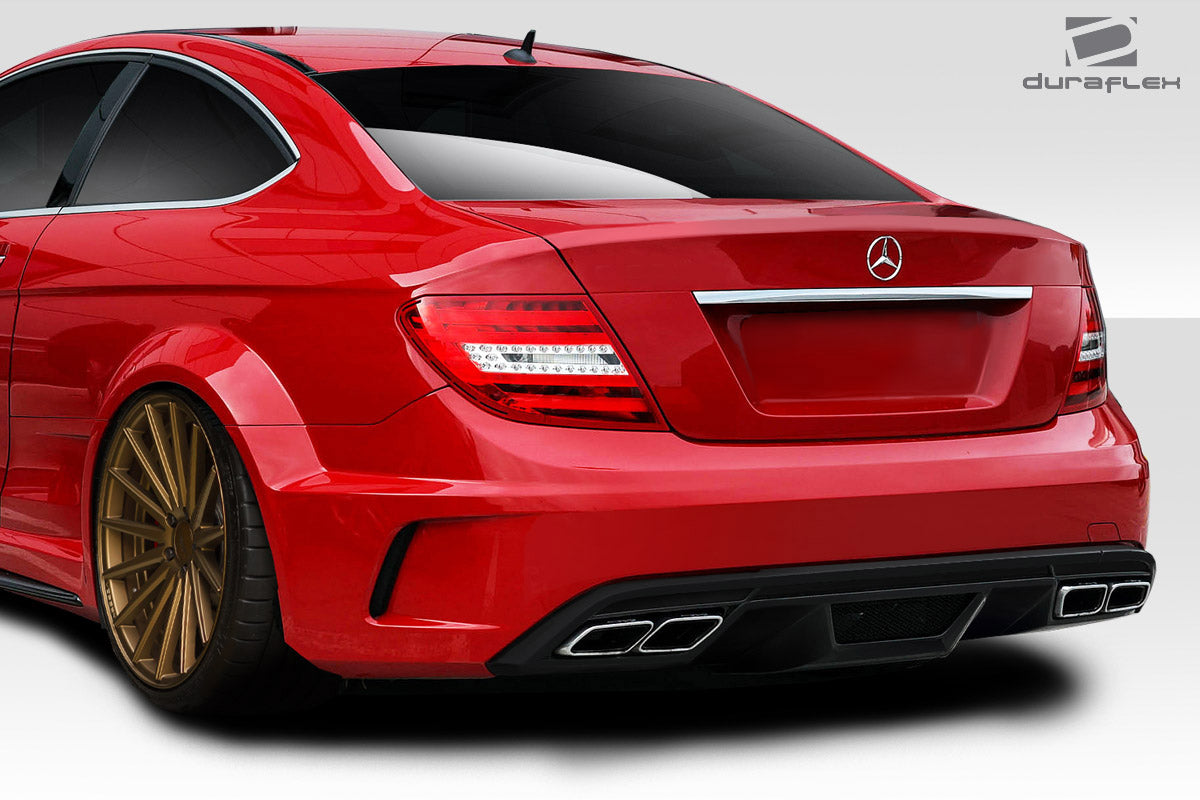 2012-2014 Mercedes C63 W204 2DR Coupe Duraflex Black Series Look Rear Bumper - 1 Piece