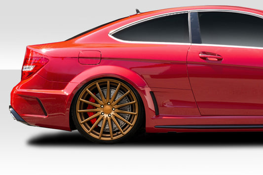 2012-2014 Mercedes C63 W204 2DR Coupe Duraflex Black Series Look Rear Fenders - 2 Piece