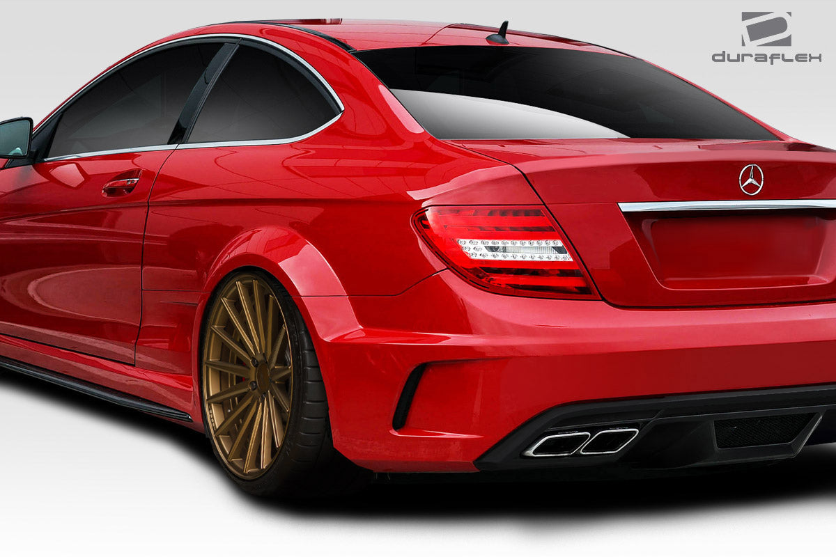2012-2014 Mercedes C63 W204 2DR Coupe Duraflex Black Series Look Rear Fenders - 2 Piece