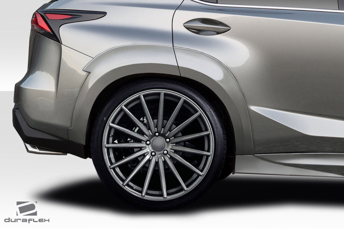 2015-2020 Lexus NX Series NX200T NX300H Duraflex Addax Fender Flares - 6 Piece ( F-Sport models only)
