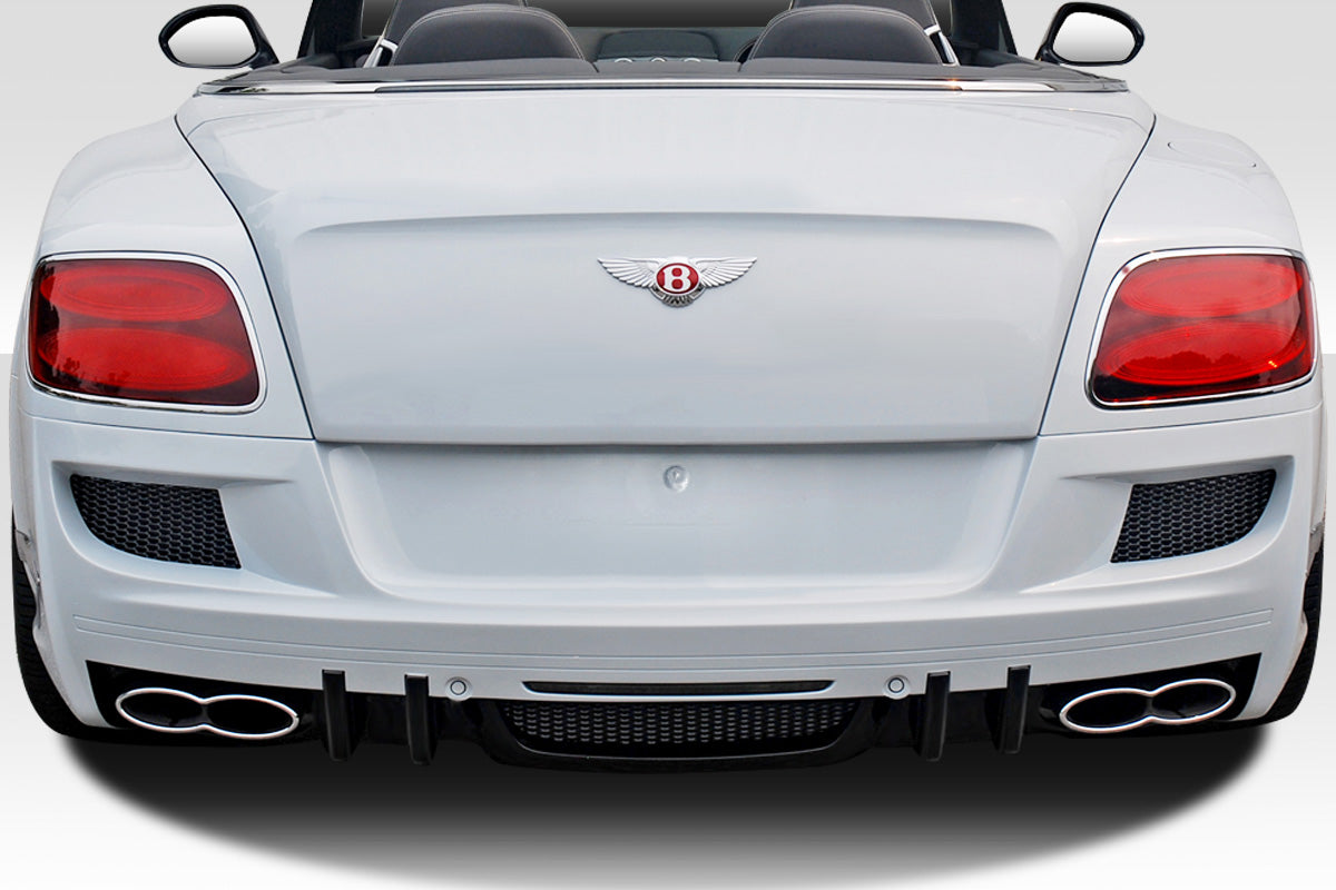 2011-2016 Bentley Continental GT Duraflex Eros Version 1 Rear Bumper - 1 Piece