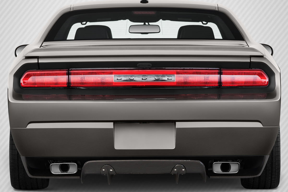 2008-2014 Dodge Challenger Carbon Creations Circuit Rear Diffuser - 3 Piece