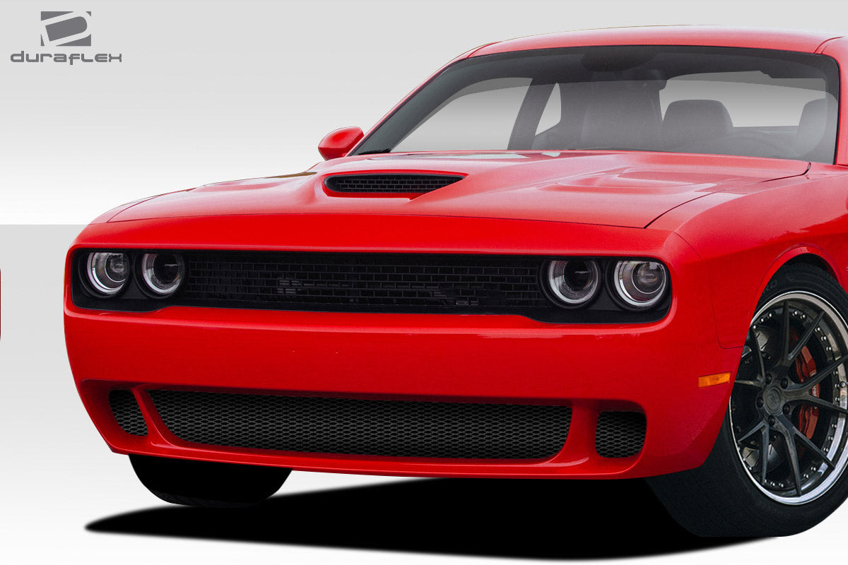 2015-2021 Dodge Challenger Duraflex Hellcat Look Front Bumper - 1 Piece