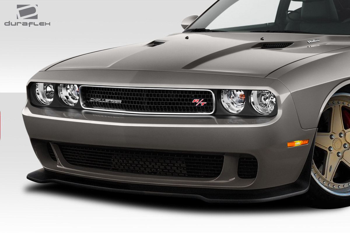 2008-2014 Dodge Challenger Duraflex Hellcat Look Front Bumper - 1 Piece