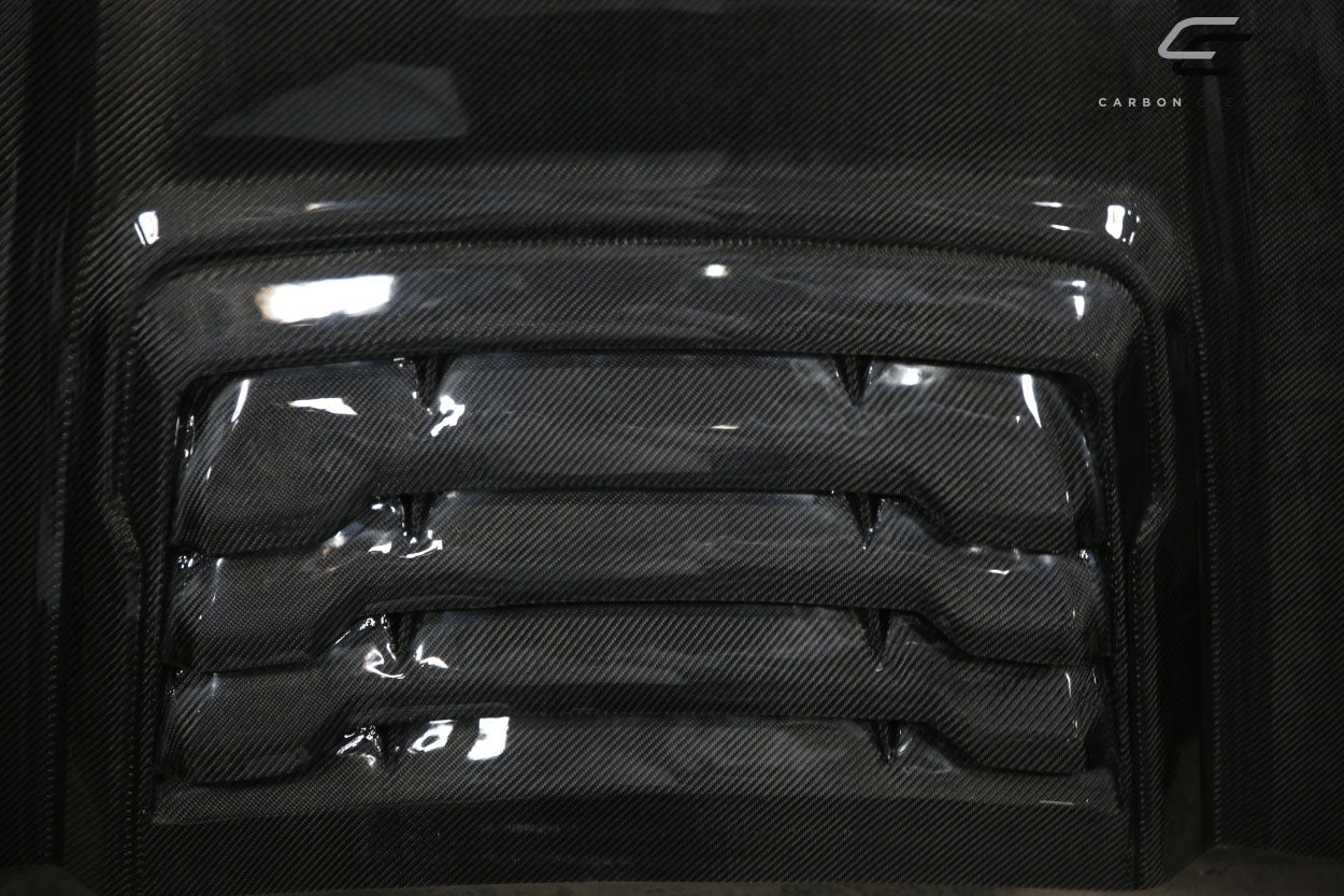 1999-2007 Ford Super Duty / 2000-2005 Ford Excursion Carbon Creations Raptor Look Hood - 1 Piece