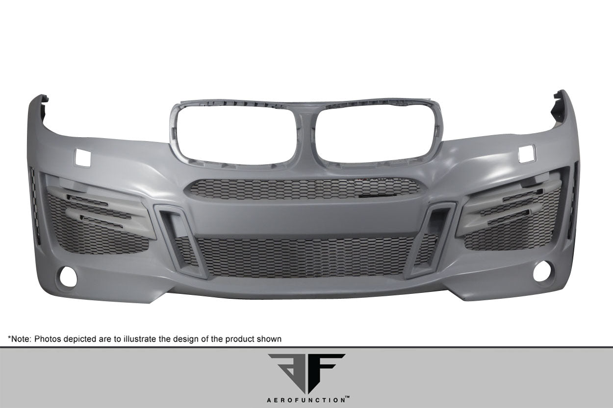 2015-2019 BMW X6 F16 / X6M F86 AF-1 Front Bumper ( PU-RIM ) - 7 Piece