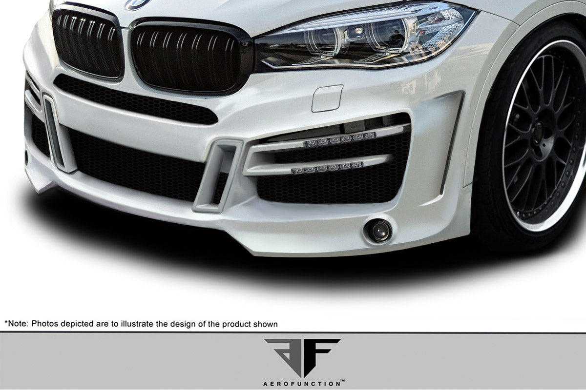 2015-2019 BMW X6 F16 / X6M F86 AF-1 Front Bumper ( PU-RIM ) - 7 Piece