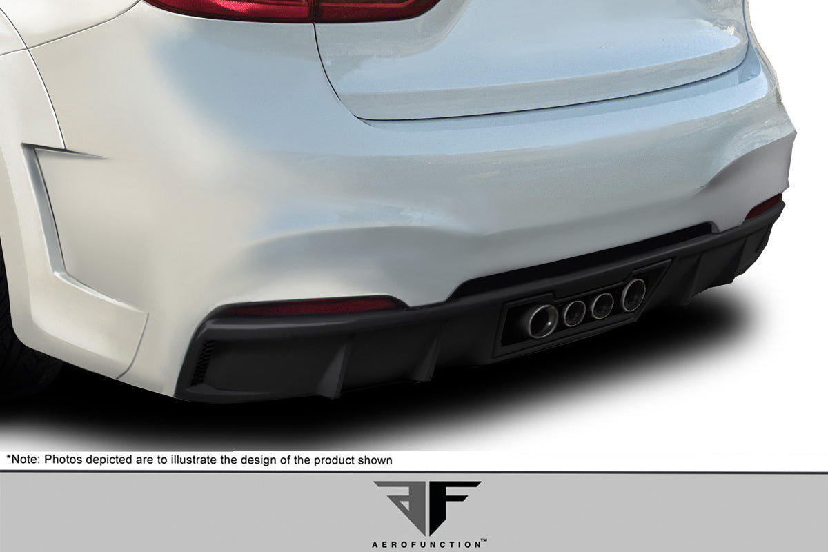 2015-2019 BMW X6 F16 / X6M F86 AF-1 Rear Bumper ( GFK ) - 1 Piece
