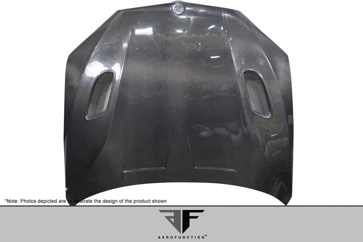 2015-2019 BMW X6 F16 / X6M F86 Carbon AF-1 Hood ( CFP ) - 1 Piece