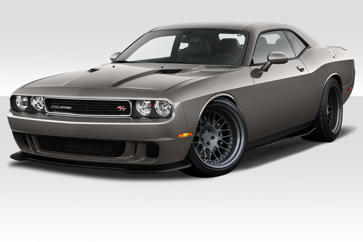 2008-2014 Dodge Challenger Duraflex Circuit Body Kit - 7 Pieces - Includes Circuit Front Bumper (113916) Circuit Front Lip (113892) Circuit Side Splitter (113894) Circuit Rear Diffuser (113981)