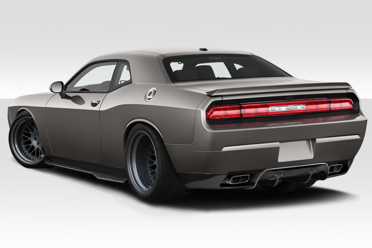 2008-2014 Dodge Challenger Duraflex Circuit Body Kit - 7 Pieces - Includes Circuit Front Bumper (113916) Circuit Front Lip (113892) Circuit Side Splitter (113894) Circuit Rear Diffuser (113981)