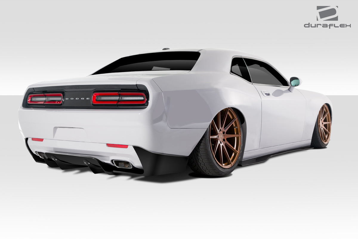 2015-2020 Dodge Challenger Duraflex Circuit Body Kit - 7 Pieces - Includes Circuit Front Bumper (113891) Circuit Front Lip (113892) Circuit Side Splitter (113894) Circuit Rear Diffuser (113897)