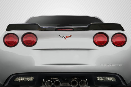 2005-2013 Chevrolet Corvette C6 Carbon Creations DriTech Wickerbill Rear Wing Spoiler - 1 Piece
