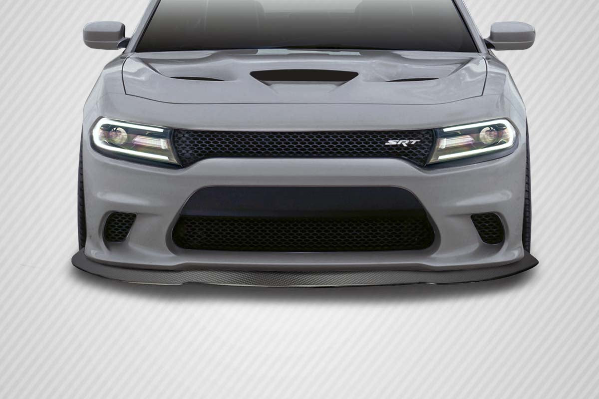 2015-2021 Dodge Charger SRT / Hellcat Carbon Creations DriTech Sonic Front Spliiter - 1 Piece