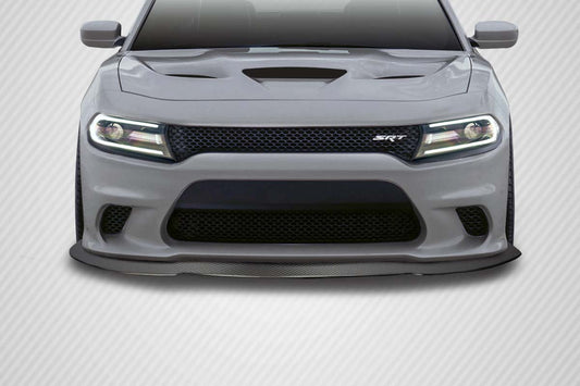 2015-2021 Dodge Charger SRT / Hellcat Carbon Creations DriTech Sonic Front Spliiter - 1 Piece