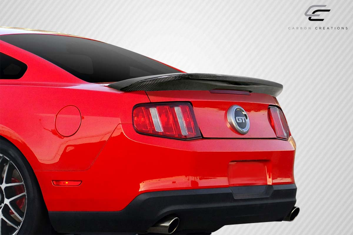 2010-2014 Ford Mustang Carbon Creations DriTech GT500 Look Wing Spoiler - 1 Piece